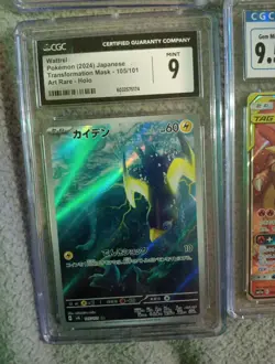 Pokemon Tcg Graded Slabs Lot Cgc 10, 2 9.5's, 3 9's Charizard Tag Team - Image 5