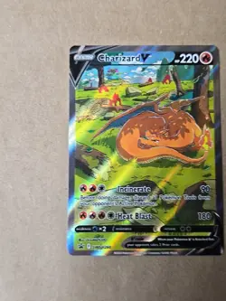 CHARIZARD V 2022 POKEMON SWSH BLACK STAR PROMO HOLO #SWSH260 Rare Holo - Image 3