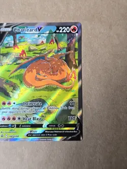 CHARIZARD V 2022 POKEMON SWSH BLACK STAR PROMO HOLO #SWSH260 Rare Holo - Image 4