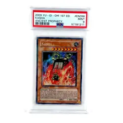 PSA 9 YuGiOh Kasha ANPR-EN098 1st Edition Ancient Prophecy MINT - Image 1