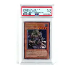 PSA 9 YuGiOh Guardian Grarl DCR-007 1st Edition Dark Crisis MINT - Image 1