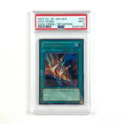 PSA 9 YU-GI-Oh! Cost Down DCR-053 1st Edition Dark Crisis MINT - Image 1