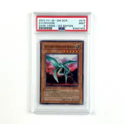 PSA 9 YU-GI-Oh! Different Dimension Dragon DCR-015 1st Edition Dark Crisis MINT - Image 1