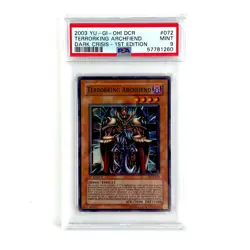 PSA 9 YuGiOh Terrorking Archfiend DCR-072 1st Edition Dark Crisis MINT - Image 1