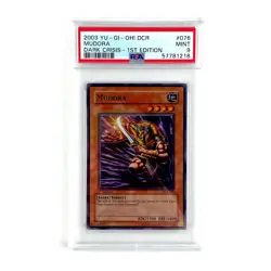PSA 9 YuGiOh Mudora DCR-076 1st Edition Dark Crisis MINT - Image 1