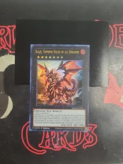 Yu-Gi-Oh TCG BLMM-EN155 "Blaze, Supreme Ruler Of All Dragons" 1st ULTRA NM - Image 1