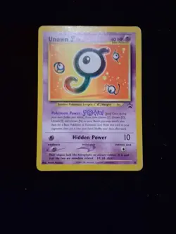 Pokemon Unown J #38 Black Star Promo WOTC Original Pokemon Card TCG 2001 - Image 1