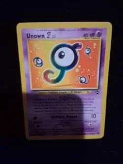 Pokemon Unown J #38 Black Star Promo WOTC Original Pokemon Card TCG 2001 - Image 4