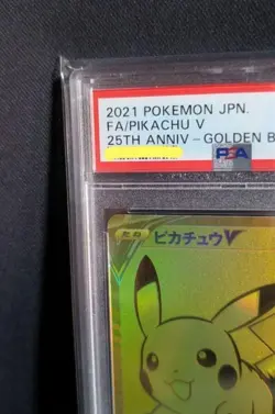 Golden Pikachu V 25th Anniversary PSA 10 Pokemon Card Gem Mint - Image 2