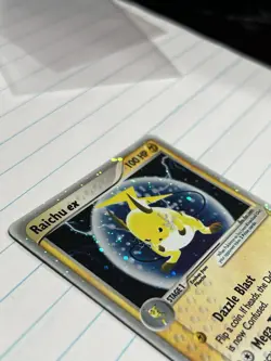 Pokemon TCG Raichu EX Sandstorm Holo Card 98/100 Ultra Rare Lightly Played - Image 4