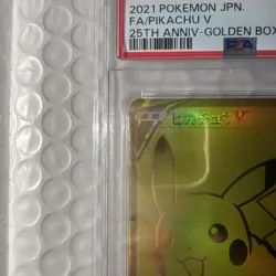 PSA10 Pikachu V 25th Anniversary Golden Box Pokemon Card Japanese - Image 3