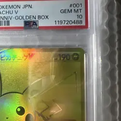 PSA10 Pikachu V 25th Anniversary Golden Box Pokemon Card Japanese - Image 4