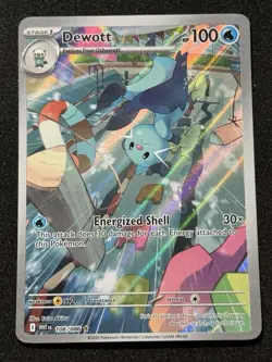 Pokemon TCG Dewott 106/086 SV White Flare Illustration English Mint/NM Card - Image 1