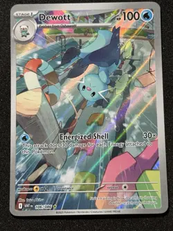 Pokemon TCG Dewott 106/086 SV White Flare Illustration English Mint/NM Card - Image 2