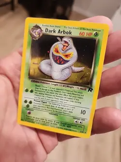 Pokemon TCG Dark Arbok Team Rocket Holo Rare Card 24/82 - Image 1