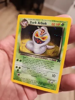 Pokemon TCG Dark Arbok Team Rocket Holo Rare Card 24/82 - Image 2