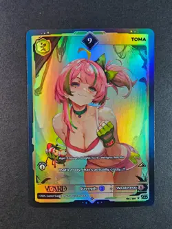 Toma 9 Holo First (1st) Edition Awakened Worlds Card GamerSupps VCard 126/250 - Image 1