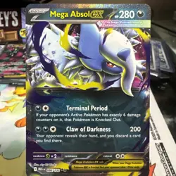 Mega Absol ex 086/132 Pokemon TCG Card Mega Evolution English - Image 1