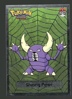 🔥SHINING EEVEE - Non-TCG SHINY POKEMON Card Kanto Peru Foil *DEFECT* - Image 1