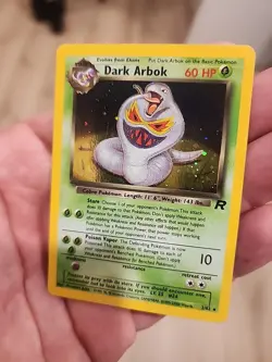 Pokemon Dark Arbok 60 HP Holo Trading Card Team Rocket Set - Image 1