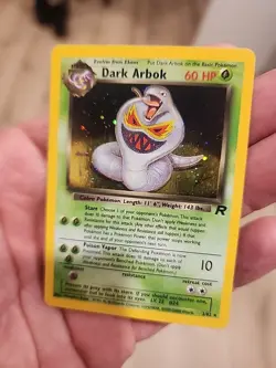 Pokemon Dark Arbok 60 HP Holo Trading Card Team Rocket Set - Image 2