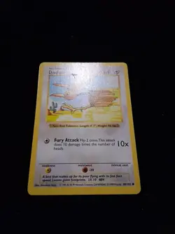 Pokemon TCG Doduo Base Set, Shadowless Common Card 48/102, Vintage LP Condition - Image 2