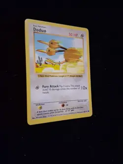 Pokemon TCG Doduo Base Set, Shadowless Common Card 48/102, Vintage LP Condition - Image 3