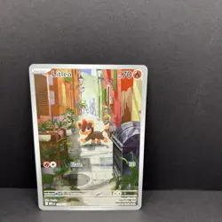 Litleo 139/132 Illustration Rare Pokemon Card Mega Evolutions - English TCG - Image 1