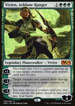 Vivien, Arkbow Ranger - Core Set 2020 | MTG Card - Image 3