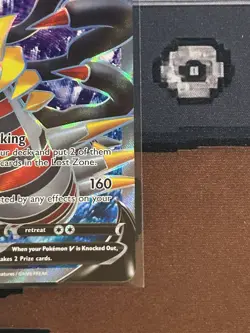 Pokemon TCG Giratina v 185/196 Lost Origin 2022 Full Art Holo Rare Card NM - Image 4