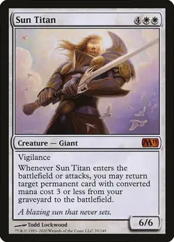 Sun Titan - Magic Player Rewards 2010 | MTG Card - Image 1