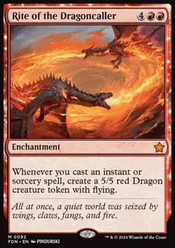 Rite of the Dragoncaller - Foundations | MTG Card - Image 3