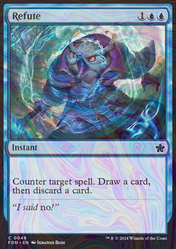 Foil Refute - Foundations | MTG Card - Image 3