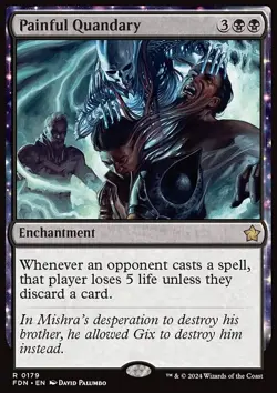 Painful Quandary - Foundations | MTG Card - Image 3