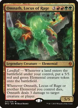 Omnath, Locus of Rage - Battle for Zendikar | MTG Card - Image 1