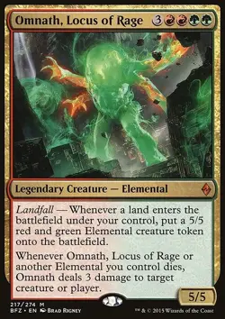 Omnath, Locus of Rage - Battle for Zendikar | MTG Card - Image 3