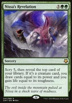 Nissa's Revelation - Game Night | MTG Card - Image 3