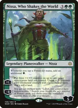 Nissa, Who Shakes the World - War of the Spark | MTG Card - Image 1
