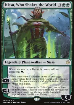 Nissa, Who Shakes the World - War of the Spark | MTG Card - Image 3