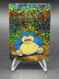 PokeDoodly Snorlax - 1st Edition Full Art Holo Card - Fan Art - Image 1