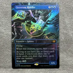 Quantum Riddler (Foil) - Edge of Eternities (EOE) #305 Borderless NM MTG - Image 1