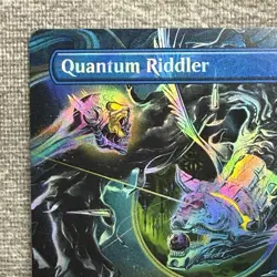 Quantum Riddler (Foil) - Edge of Eternities (EOE) #305 Borderless NM MTG - Image 2
