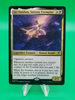 MTG - Syr Vondam, Sunstar Exemplar Edge of Eternities Regular NM - Image 1