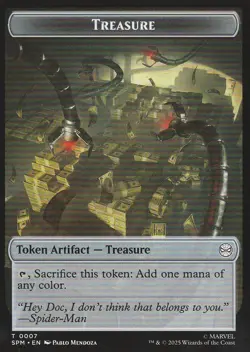 Treasure / Spider Token - SPM - MTG - EN - NM - 0007/0003 double sided - Image 1