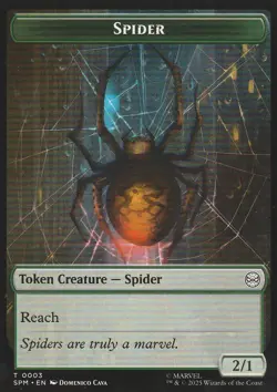 Treasure / Spider Token - SPM - MTG - EN - NM - 0007/0003 double sided - Image 2