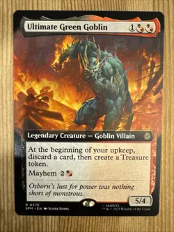 Ultimate Green Goblin - Extended Art SPM NM MTG - Image 1