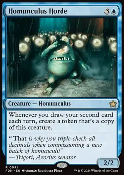 Homunculus Horde - Foundations | MTG Card - Image 3