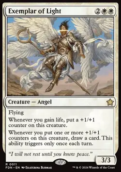 Exemplar of Light - Foundations | MTG Card - Image 3