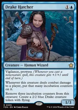 Drake Hatcher - Foundations | MTG Card - Image 3