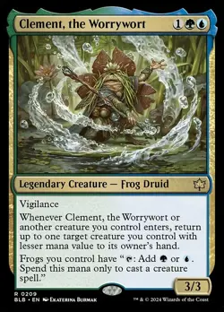 Clement, the Worrywort - Bloomburrow | MTG Card - Image 1